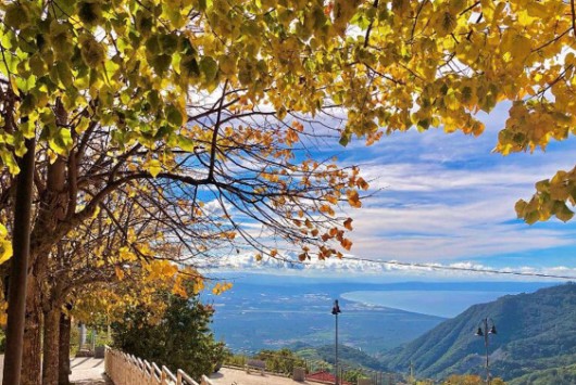 Vista sul Golfo di Santa Eufemia